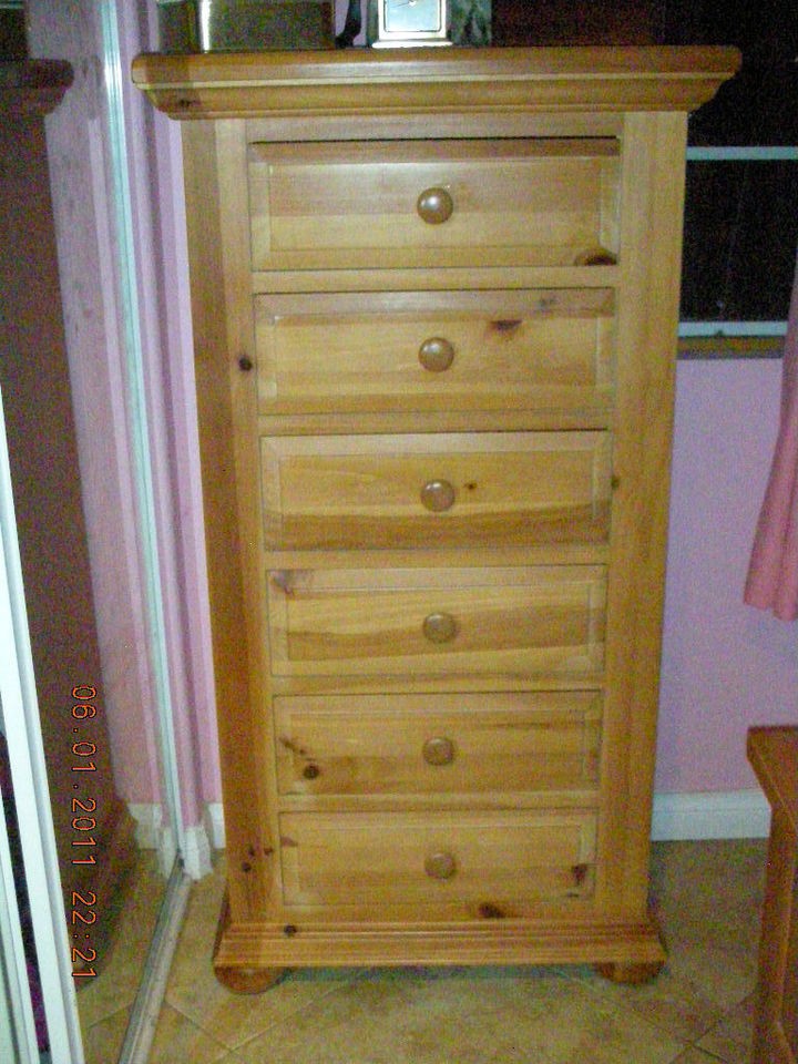 GENUINE BROYHILL FONTANA LINGERIE 6 DRAWER DRESSER MAPLE HONEY IN GOOD 