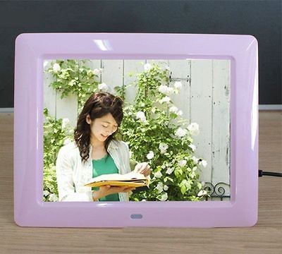 Pink 8 inch 800*600 LCD Digital Picture Photo Frame  MP4 AVI 