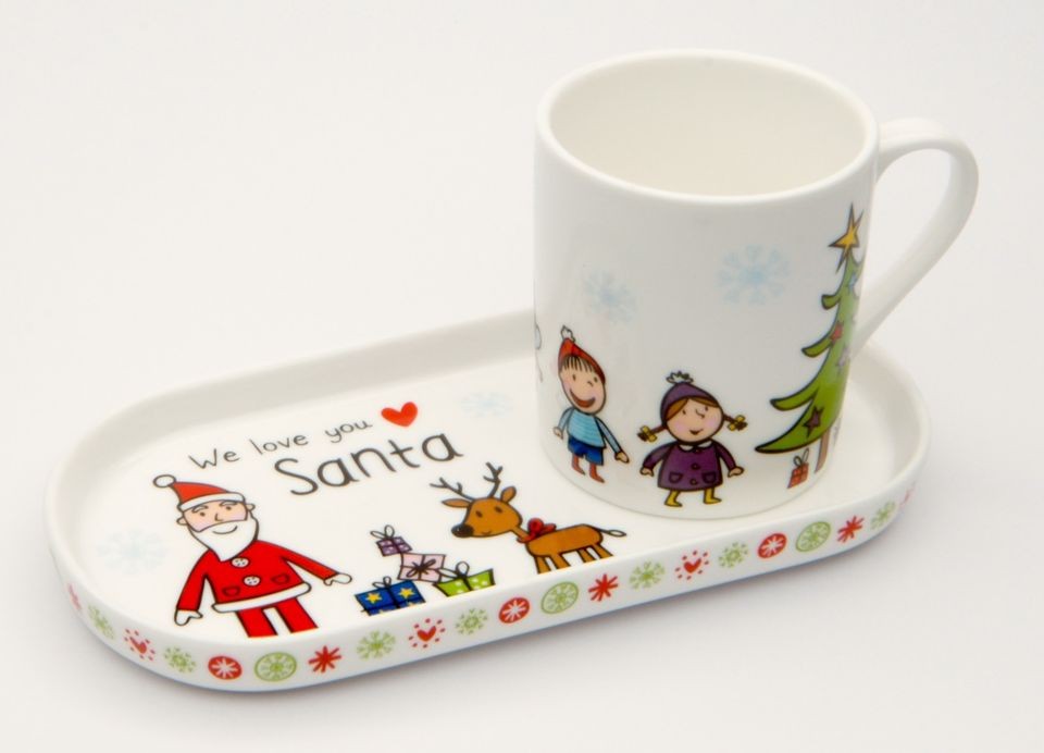 Ciroa Gifts from Santa Mug & Tray Set