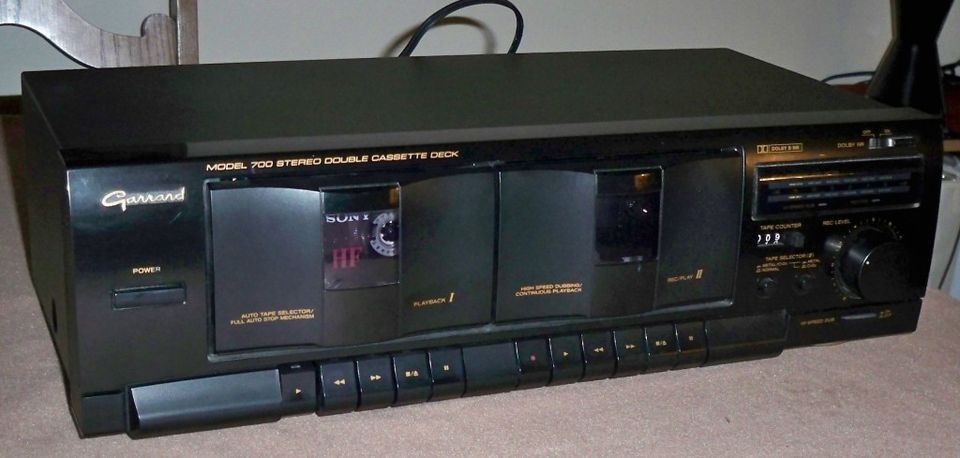   700 Double Cassette Dual Deck Player Recorder Dual Cassette Deck