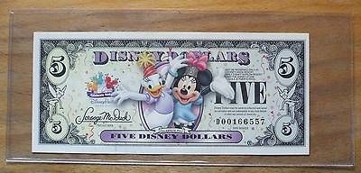 2009 $5. DISNEY DOLLAR   T SERIES   CELEBRATE YOU   In Holder