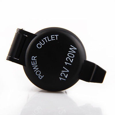 Power Outlet 12V 120W Supply Cigarette Lighter Socket For Motorcycle 