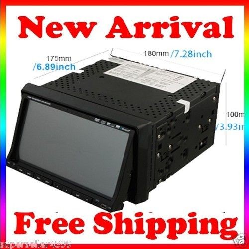 Double 2 Din In dash 7 Touch Screen Car DVD Player with Bluetooth 