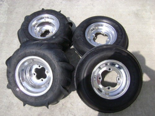 V45 RIB TIRES & PADDLES RIMS HONDA TRX400EX TRX450R