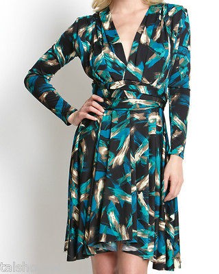 NEW L $198 Ravon By Von Vonni Transformer Infinity Wrap Dress Neiman 