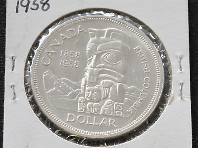 1958 canada silver dollar in Dollars (Loonies)