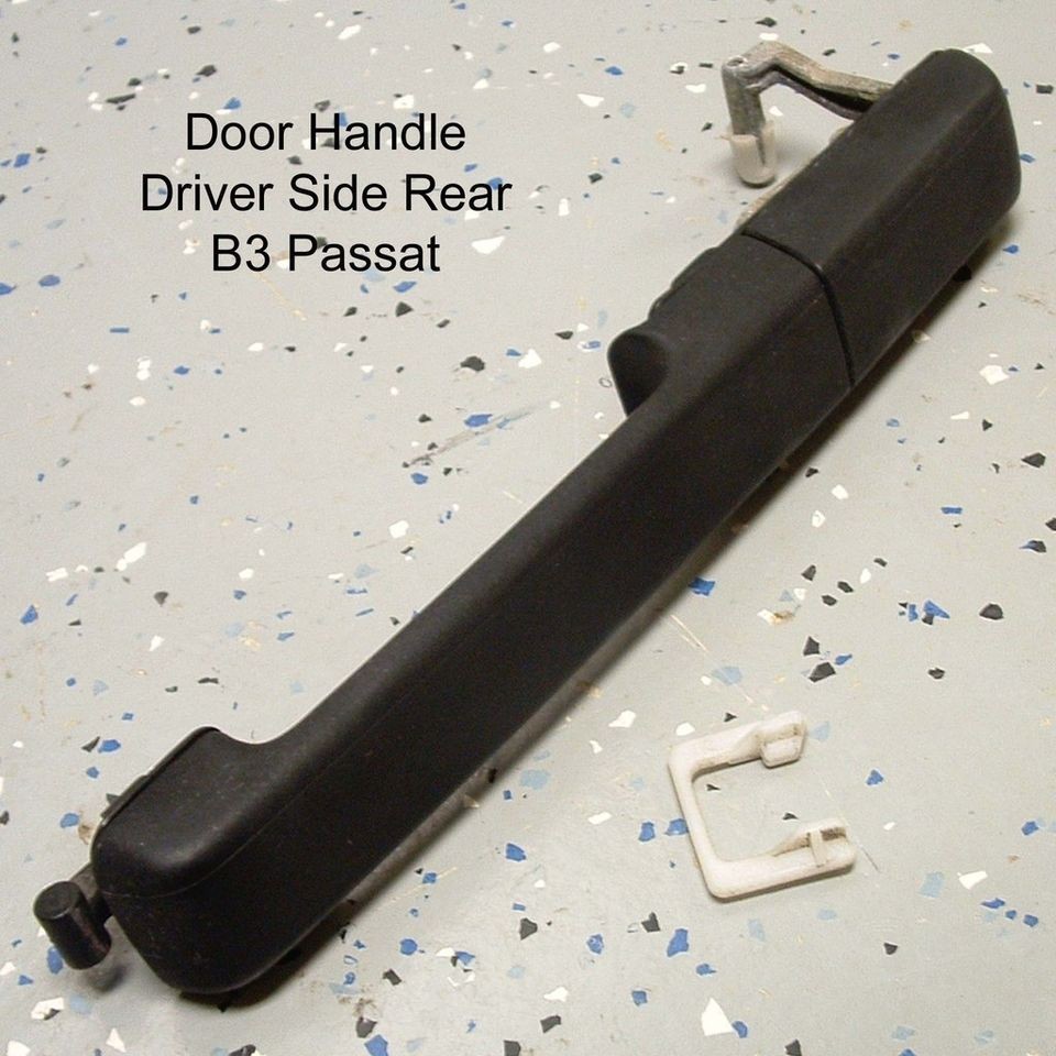 VW B3 Passat Door Handle 1990 1994 Exterior Drivers Rear 357839205