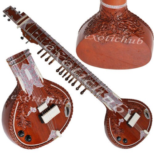   SITAR~TUN WOOD~CAN PLAY WITH TABLA DRUM, SAROD, TANPURA, ESRAJ