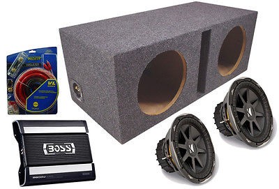 KICKER CAR STEREO CVX15 2000W 15 SUB SUBWOOFERS BOSS CE3800D 3800W 