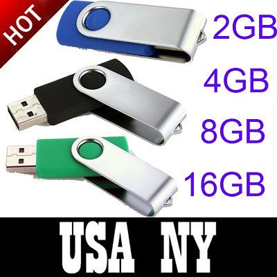 USB 2.0 Flash Memory Stick Thumb Drive 2GB 4GB 6GB 8GB 16GB