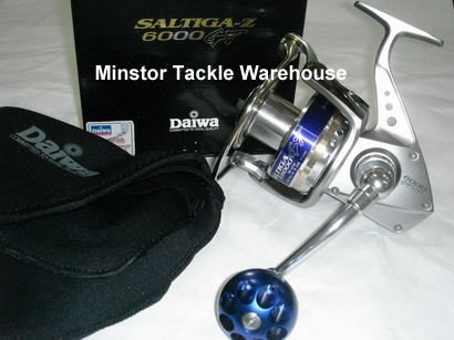 Daiwa Saltiga Z 6000 GT Spinning Reel with Round Knob