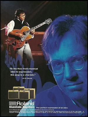 AL DI MEOLA FOR ROLAND BLUES CUBE AMPS AD 8X11 AMPLIFIERS 