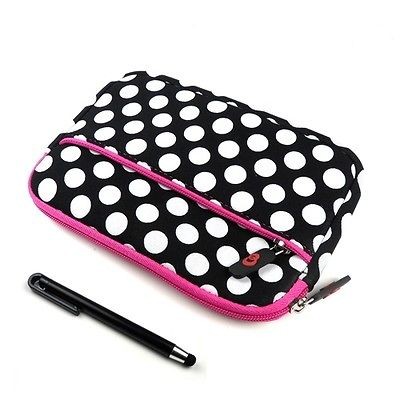 ASUS Eee Pad Memo ME370T 7 Tablet Polka Dots Case Cover Sleeve w 