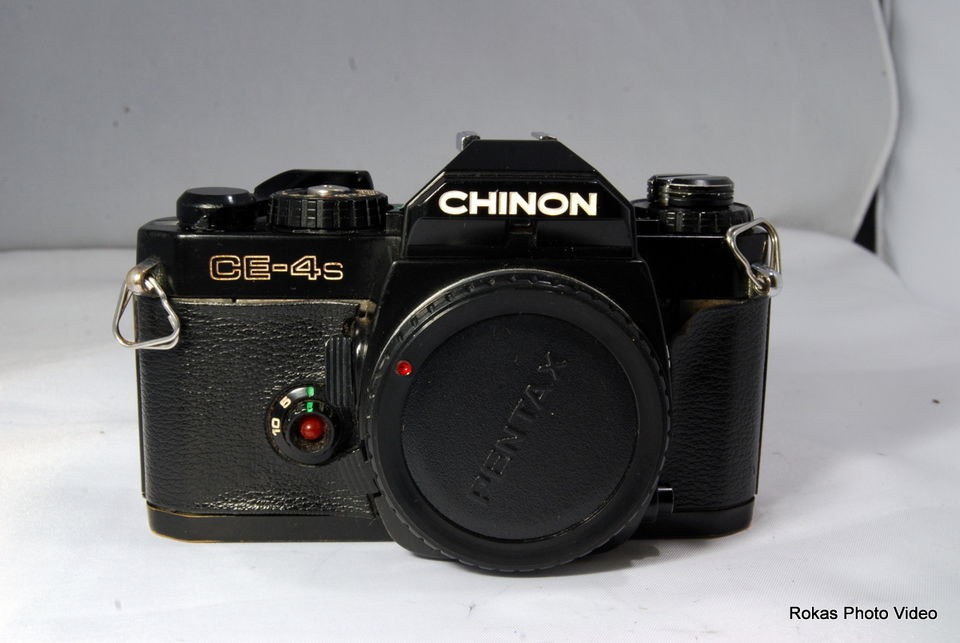 Chinon CE 4S SLR Film Camera Near mint Body only Pentax K