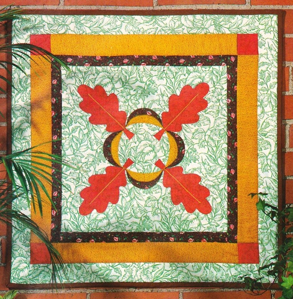   Sale PATTERN for Oak Leaf Wall Quilt ~ Applique Pattern from Magazine