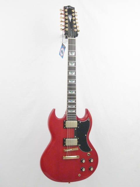   SALE   JAY TURSER JT 50CUSTOM/12 TR 12 STRING RED SG ELECTRIC GUITAR