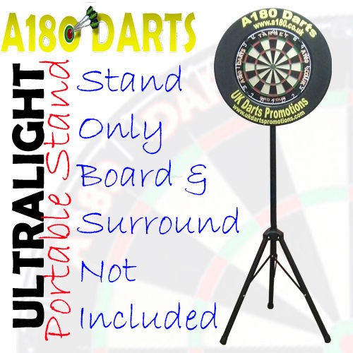 A180 ULTRA LIGHTWEIGHT PORTABLE DARTSTAND (STAND ONLY) 4KG