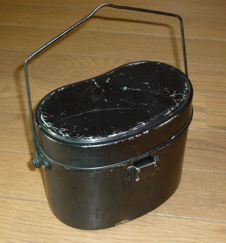 Japanese Camping Pot Rice Cooker Soldier designed Vintage Outdoor Oven 