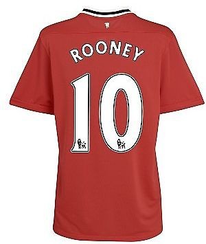 NIKE MANCHESTER UNITED WAYNE ROONEY HOME JERSEY 2011/12 LARGE.