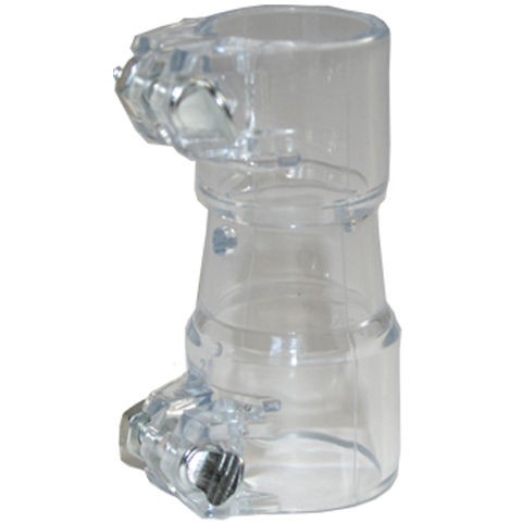   Spyder Vertical 90 Straight Hopper Loader Feedneck Feed Neck   Clear