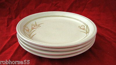   SPRING BOUQUET England 4 6 5/8 Bread Plates Dinnerware MINT