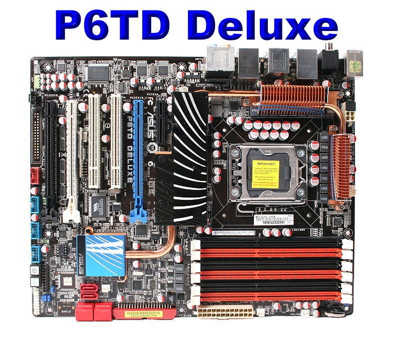 Asus P6T DELUXE GREEN V1 X58 1366 Intel Core i7 SLI Motherboard