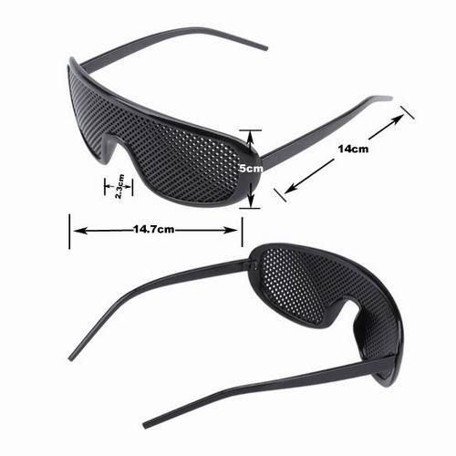   EXERCISE PSEUDOMYOPIA NATURAL HEALING GLASSES VISION IMPROVE BLACK