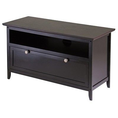 Espresso TV Stand Flat Screen 36 Inch Television Entertainment Center 