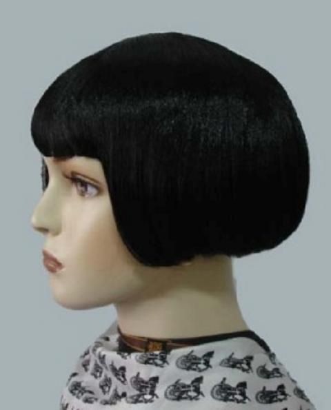 Wig Uma Pulp Fiction Short Black Bob Style Costume Theme Party