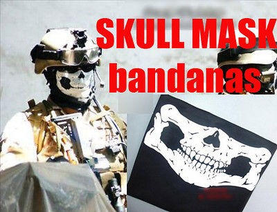 Skull Magic Bandana Face Mask Ski Helmet Paintball Sport Headband 