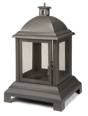 Deckmate Colonial Outdoor Chiminea Fire Pit Fireplace