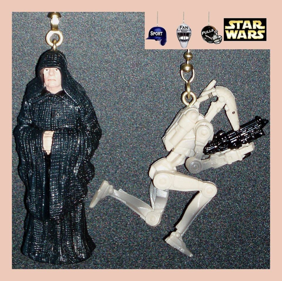   WARS EPISODE I   THE PHANTOM MENACE MOVIE FIGURES CEILING FAN PULLS S2