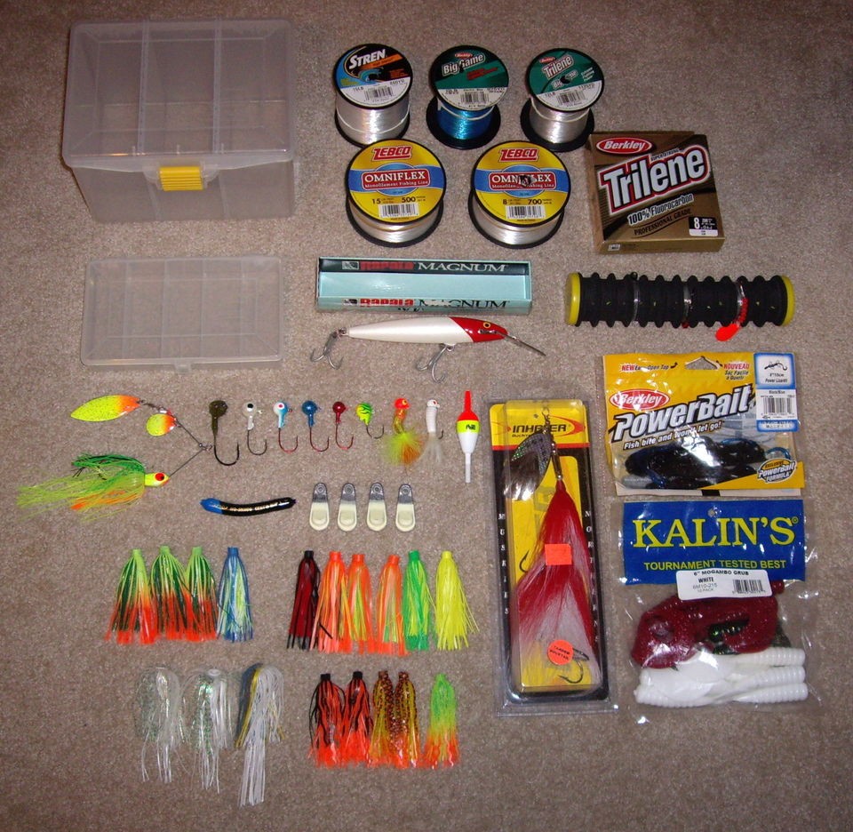 fishing tackle lot