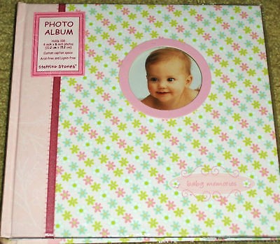 BABY GIRLS PINK FLOWERS PHOTO ALBUM BOOK 100pics