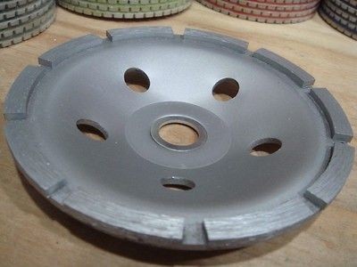 Pcs Set 7” Standard Single Row Concrete Diamond Grinding Cup 