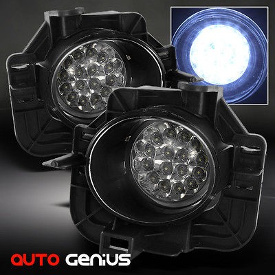   09 ALTIMA 4DR 4 DOOR SEDAN FULL LED BUMPER FOG LIGHTS LAMPS W/ SWITCH