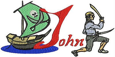 Pirate Font Machine Embroidery Designs Sets Brother Husqvarna Formats 