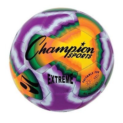 New Champion Extreme TIE DYE Sz 4 Soft Touch Butyl Bladder SOCCER BALL 