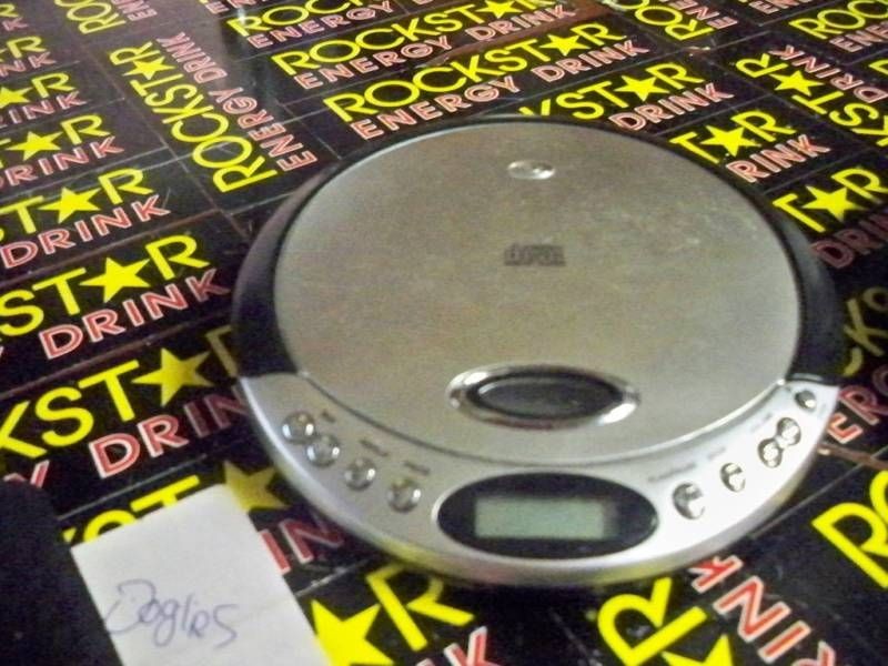 DURABRAND PORTABLE CD PLAYER MODEL CD 857 BLUE ANTI SKIP