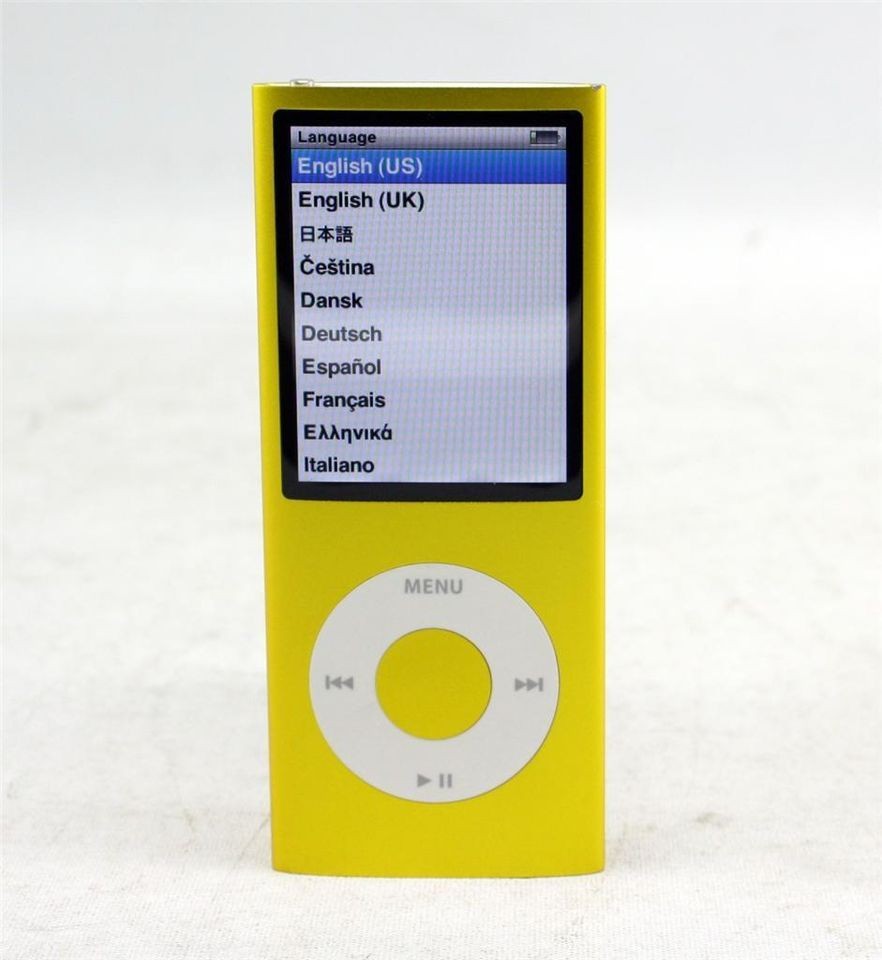 Apple iPod nano 4th Generation chromatic Yellow (8 GB)