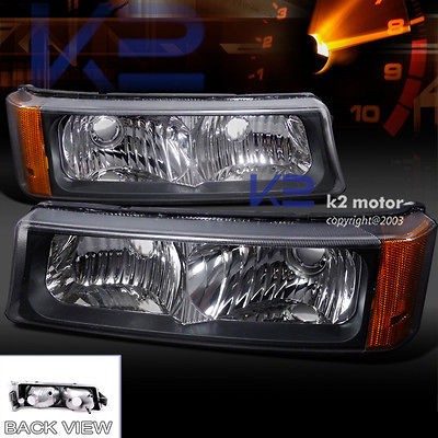   BUMPER LIGHTS SIGNAL LAMP BLK (Fits 2004 Chevrolet Silverado 1500 SS