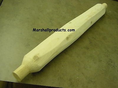 Peeled cedar log furniture unfinished spindle 14 32 long. Balusters 