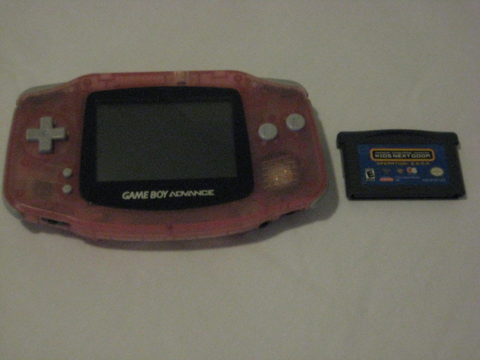 Nintendo Game Boy Advance SP Pearl Pink Handheld System