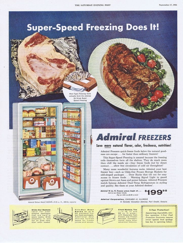 vintage refrigerator in Refrigerators & Freezers