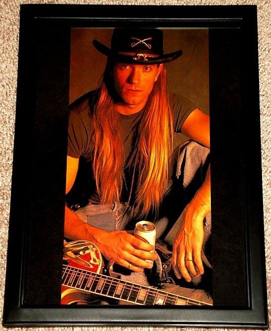 ZAKK WYLDE GIBSON CONFEDERATE LES PAUL FRAMED PORTRAIT TRIBUTE