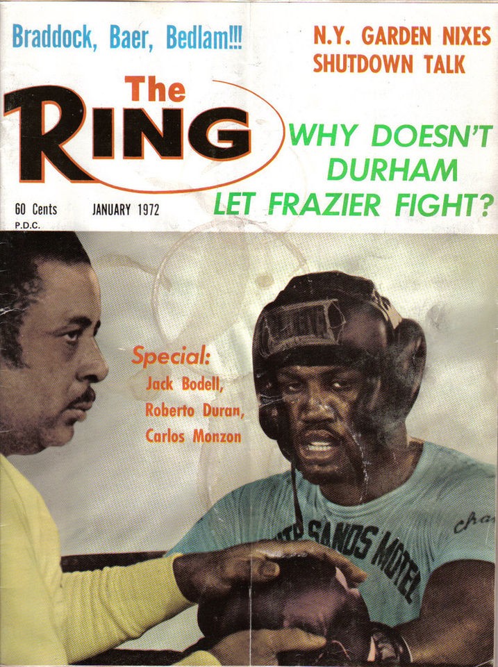   JANUARY 1972 JACK BODELL ROBERTO DURAN GEORGE FOREMAN HARRY GREB