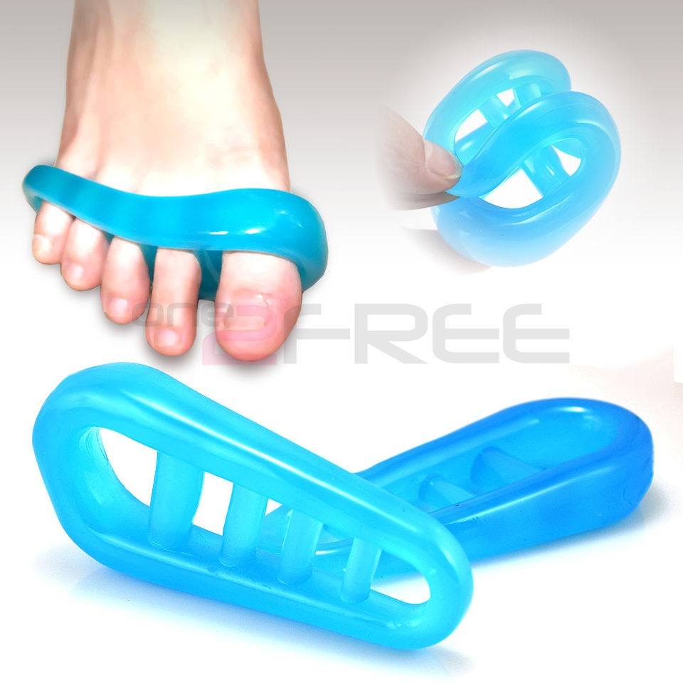 2pcs Toe Separators Stretchers Straighteners Alignment Bunion Gel Pain 