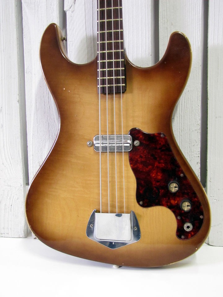 VINTAGE 1965 KAY HOLLOWBODY HOLLOW BODY ELECTRIC BASS GUITAR