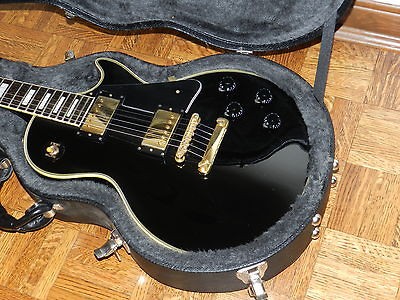 1985 Piare BURNY LP Custom Black Beauty MIJ Japan RARE VH 1 PAFs 