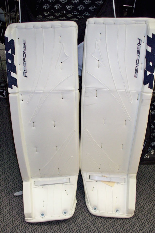 TPS R12 Goalie White/White/Wh​ite 34+2 Leg Pads